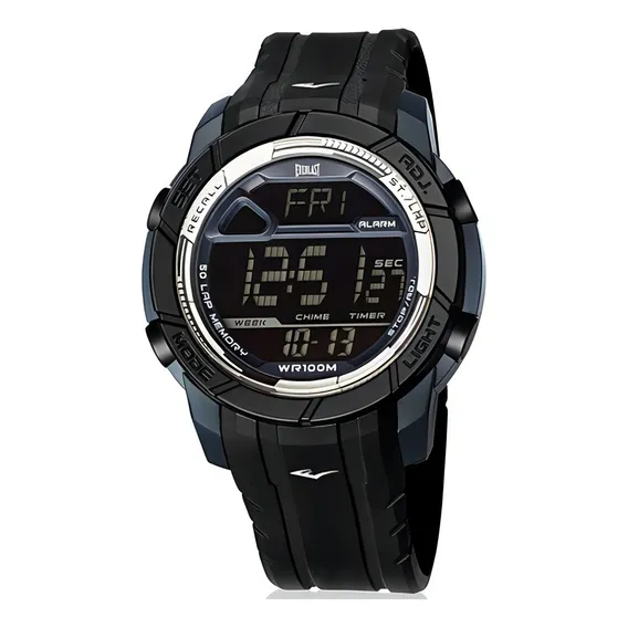 Rel贸gio Everlast Digital Redondo Masculino E701 Foto 1