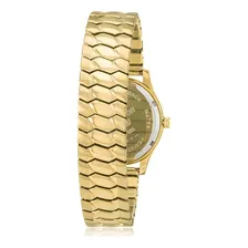Relógio Fem Champion Cn27885w Dourado Pulseira Elástica Foto Foto mini  2