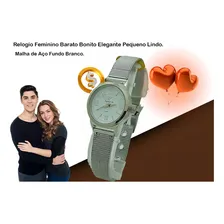 Relogio Feminino Barato Bonito Elegante Pequeno Lindo. Foto mini 3