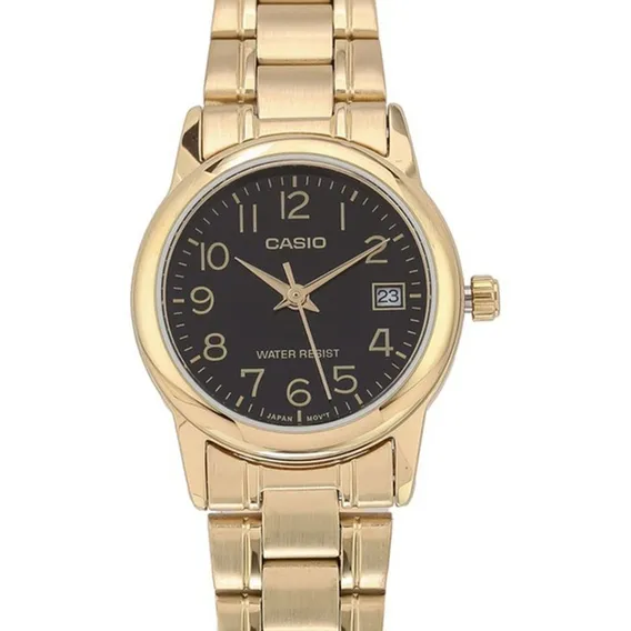 Relógio Feminino Casio Ltp-v002g 1bu Dourado Analógico Foto 1