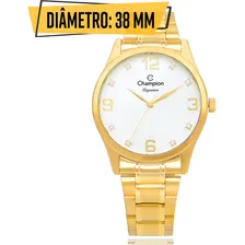 Relógio Feminino Champion Dourado Azul Com Pulseira Berloque Foto mini  2