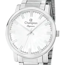 Rel贸gio Feminino Champion Prateado Original Grande Cn26037q Foto mini 4