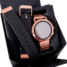 Rel贸gio Feminino Euro Original Fashion Fit Rose Ou Dourado Foto mini 1
