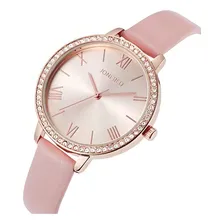 Rel贸gio feminino Jonfred, rel贸gio feminino de quartzo, rel贸gio P Foto mini 2