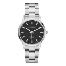 Rel贸gio feminino Shine Grace Rel贸gio feminino prateado Foto mini 1