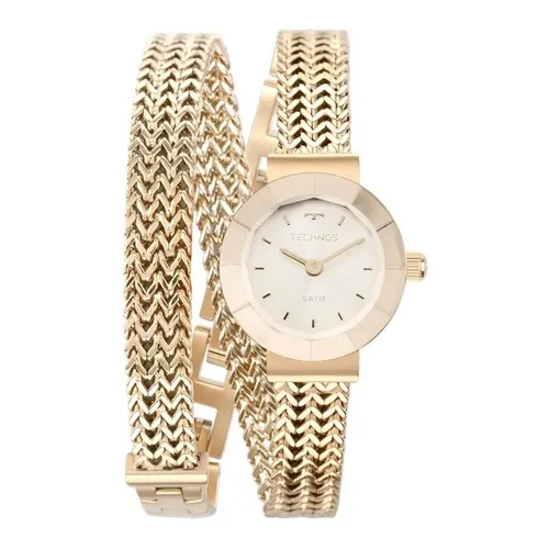 Rel贸gio Feminino Technos Mini Dourado Envio 24h Foto 1