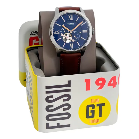Rel贸gio Fossil Masculino Townsman Prata Foto 1