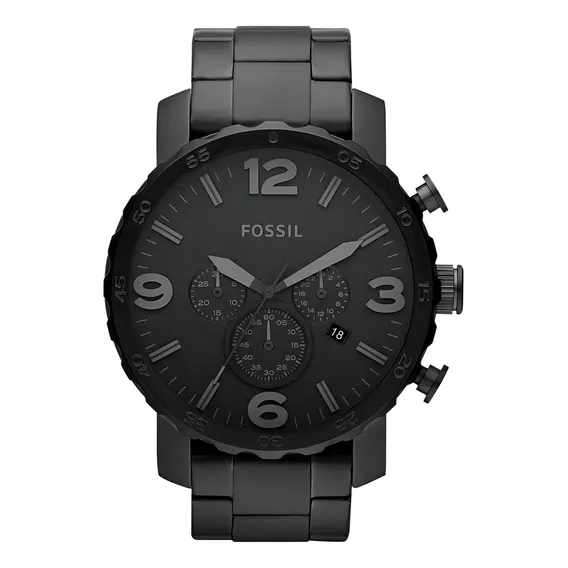 Rel贸gio Fossil Nate JR1401/4PN Cor Preto Foto 1