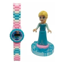 Rel贸gio Frozen Digital Infantil + Boneco Lego Elsa Foto mini 4