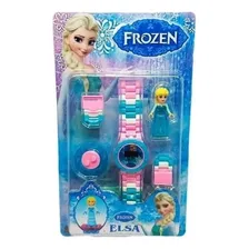 Rel贸gio Frozen Digital Infantil + Boneco Lego Elsa Foto mini 2