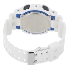 Rel贸gio G-Shock GA-100B-7ADR Casio com corpo branco, anal贸gico-digital Foto mini 3