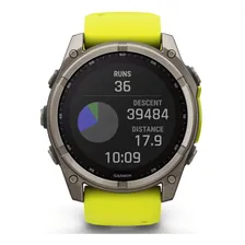 Relógio Garmin Fenix 8x Safira Solar Titânio 51mm Foto mini 4
