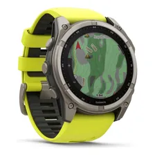 Relógio Garmin Fenix 8x Safira Solar Titânio 51mm Foto mini  3