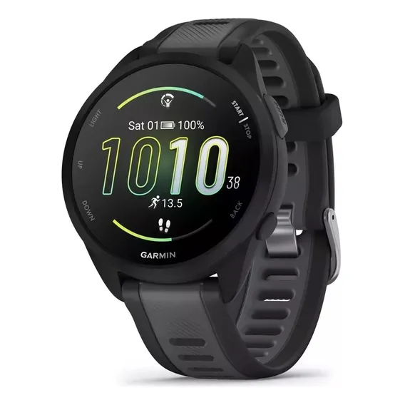 Rel贸gio Garmin Forerunner 165 Music Amoled Preto () Foto 1