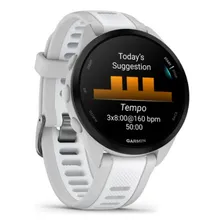 Rel贸gio Garmin Forerunner 165 Music Cinza E Branco Ww / Gps Foto mini 3