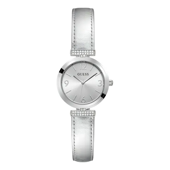 Rel贸gio Guess Feminino - Pulseira Prata Foto 1