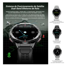 Relógio Inteligente GPS, Tela Amoled HD 466*466, Smartwatch Relógios Masculino com GPS, Feminino Smartwatch para Android, Ios, IP68 à prova d'água, Preto Foto mini  3