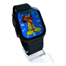 Rel贸gio Inteligente Smart Watch K9 Ultra 2 Caixa Preto Pulseira Preto Bisel Preto Desenho da pulseira Mesh Foto mini 4