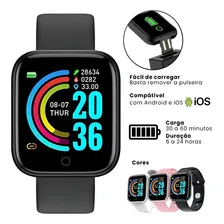 Relógio Inteligente Smartwatch D20 Bluetooth Black Friday Foto mini  2