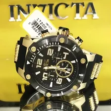 Rel贸gio Invicta 17200 Masculino Banhado Ouro 18k Original Foto mini 4