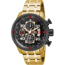 Relógio Invicta 17206 Banhado Ouro 18k Masculino Foto  mini 1