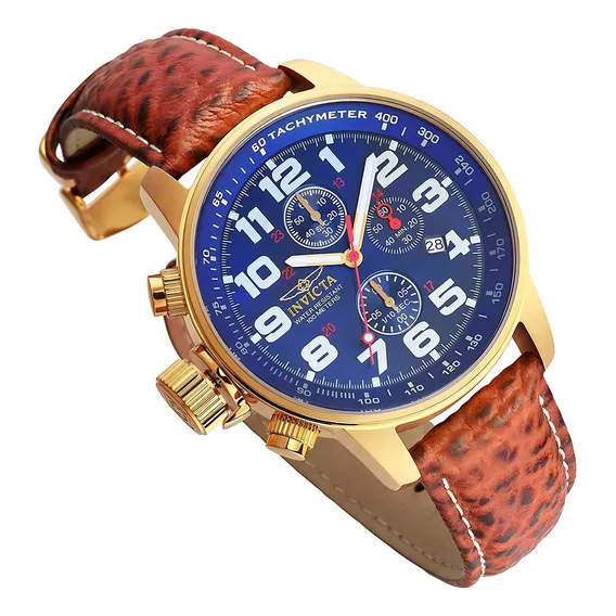Relógio Invicta 3329 Force Collection Masculino Ouro 18k Foto 1