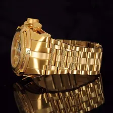 Relógio Invicta Bolt Zeus 12763 Dourado Skeleton 53mm Foto mini  3