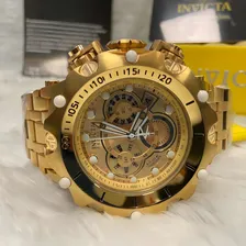 Rel贸gio Invicta Hybrid Venom Original Banhado Ouro 18k Foto mini 2