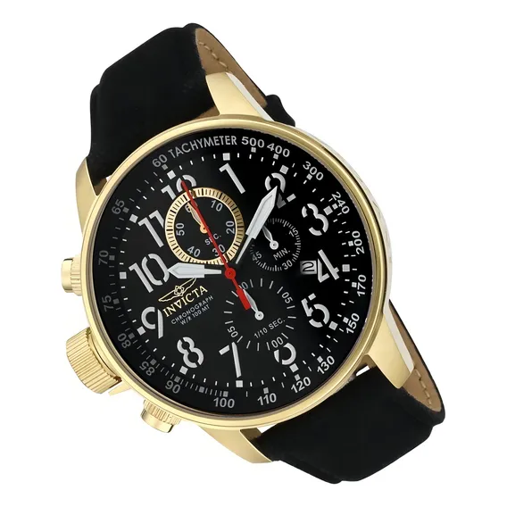 Rel贸gio Invicta I Force 1515 Banhado Ouro 24 Horas Foto 1
