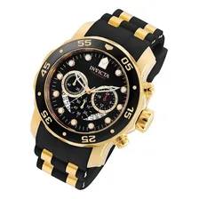 Relógio Invicta Pro Diver 6981 Dourado Foto mini  3