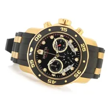 Rel贸gio invicta Pro Diver 6981 Original Dourado Foto mini 4