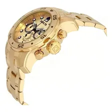Rel贸gio Invicta Pro Diver Scuba 0074 Dourado Masculino Foto mini 2