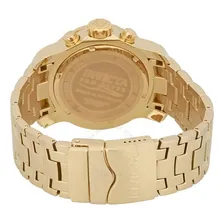 Rel贸gio Invicta Pro Diver Scuba 0074 Dourado Masculino Foto mini 3