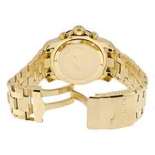 Rel贸gio Invicta Scuba Diver 80070 Banhado A Ouro Dourado Foto mini 2