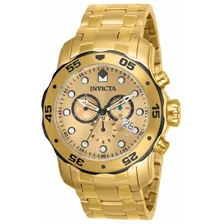 Rel贸gio Invicta Scuba Diver 80070 Banhado A Ouro Dourado Foto mini 1