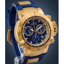 Rel贸gio Invicta Subaqua Swiss 5515 Original Banhado Ouro Foto mini 1