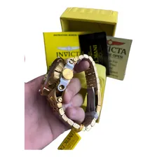 Rel贸gio Invicta Venon Hybrid 27792 Original Banhado Ouro 18k Foto mini 4