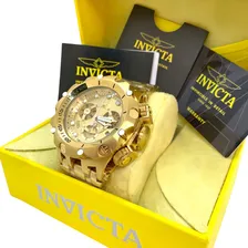Rel贸gio Invicta Venon Hybrid 27792 Original Banhado Ouro 18k Foto mini 1