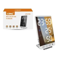 Relógio Led Digital Parede/mesa Espelhado P/ Escritorio Le Foto mini 4