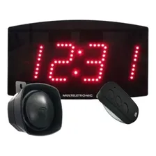 Relógio Led Industrial Multeletronic Com Sirene Programável Foto  mini 1