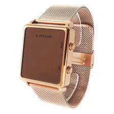 Rel贸gio Lince Feminino Digital Rose Espelhado Mdr4619l Bxrx Foto mini 4