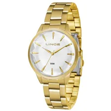 Relogio Lince Feminino Lrg4563l S1kx Dourado Analogico Cor do fundo Prata Foto mini  2