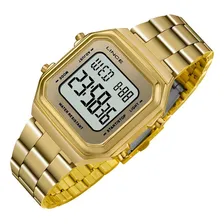 Relogio Lince Feminino Sdg616l Bxkx Digital Dourado Foto mini 3