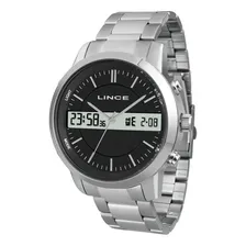 Relogio Lince Masculino Anadigi Mam4489s P1sx Aço Prata Foto  mini 1