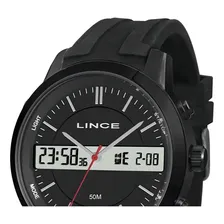 Relogio Lince Masculino Anadigi Map4489s P1px Aço Preto Foto mini 4