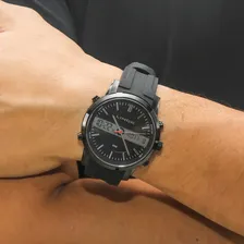 Relogio Lince Masculino Anadigi Map4489s P1px Aço Preto Foto mini 3