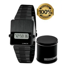 Rel贸gio Lince Masculino Sdn4633 Digital Quadrado Original Foto mini 4