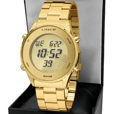 Relógio Lince Unissex Dourado Digital - Mdg4586l Pxkx Foto  mini 1