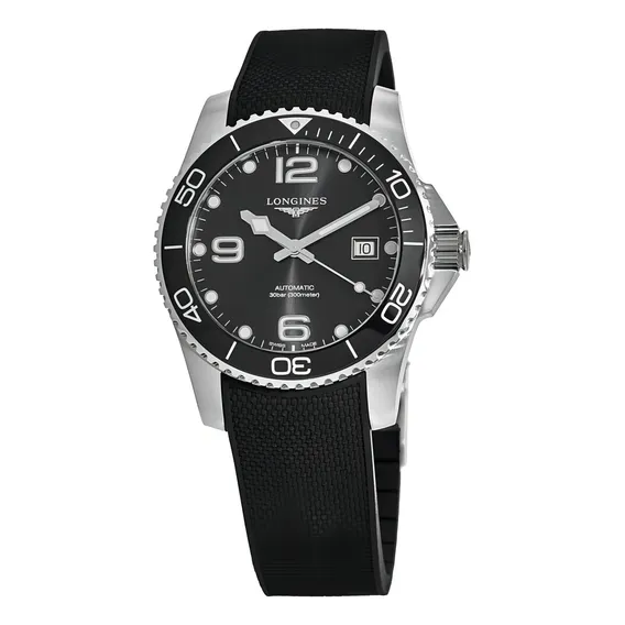Relogio Longines L37814569 Hydroconquest Preto Automatico Foto 1