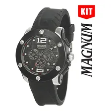 Rel贸gio Magnum Kit Scubadiver Masculino Ma30856c Foto mini 1